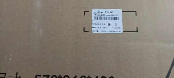 SHA256 Bitmain Antminer S19J 94.o 3100W 29,5 J/TH para la explotación minera de BTC
