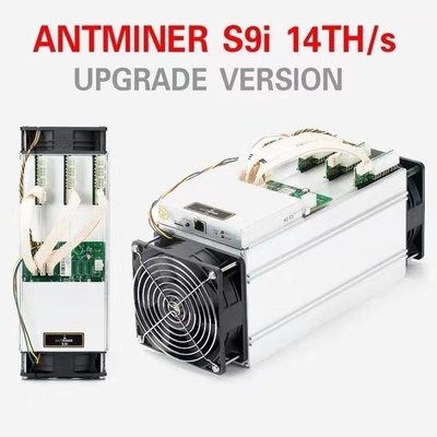 BTC Antminer S9i 14to 1350W de segunda mano 75dB con el microprocesador de 10nm SAMSUNG ASIC