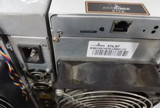 75dB Asic Bitmain Antminer S17E 60T 2900W indirectamente con el microprocesador de SAMSUNG