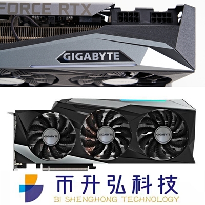 8704 JUEGO OC 10GB del GIGABYTE GEFORCE RTX 3080 de Rig Tarjeta grafica 1800MHz de la explotación minera de CUDA