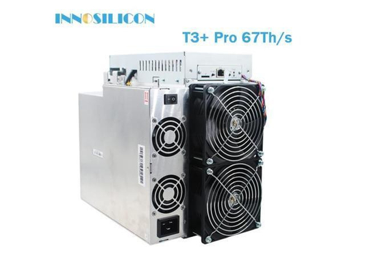 Minero 67TH/S Innosilicon T3+ de la moneda del pedazo del algoritmo de Asic SHA256 favorable