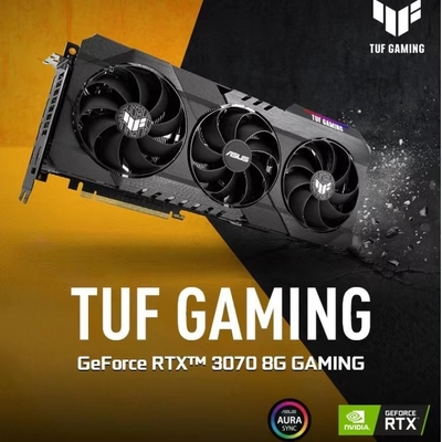 máquina virtual mordida de 14000MHz ASUS Geforce RTX 3070 TUF 8GB 256 GDDR6 Ethereum