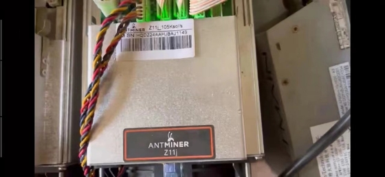 minero de 105ksol/S Bitmain Antminer Z11j 1418W ZEC 228×134×279m m