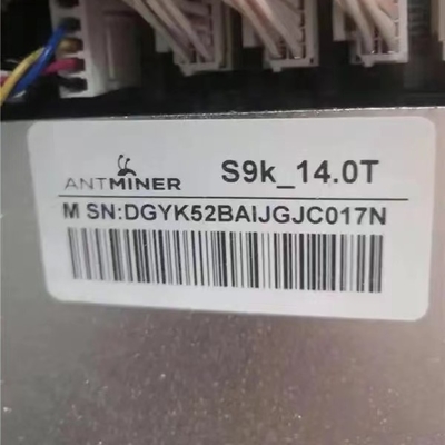 rafadora de segunda mano de la moneda de 1148W Asic Bitmain Antminer S9K 14T Digitaces