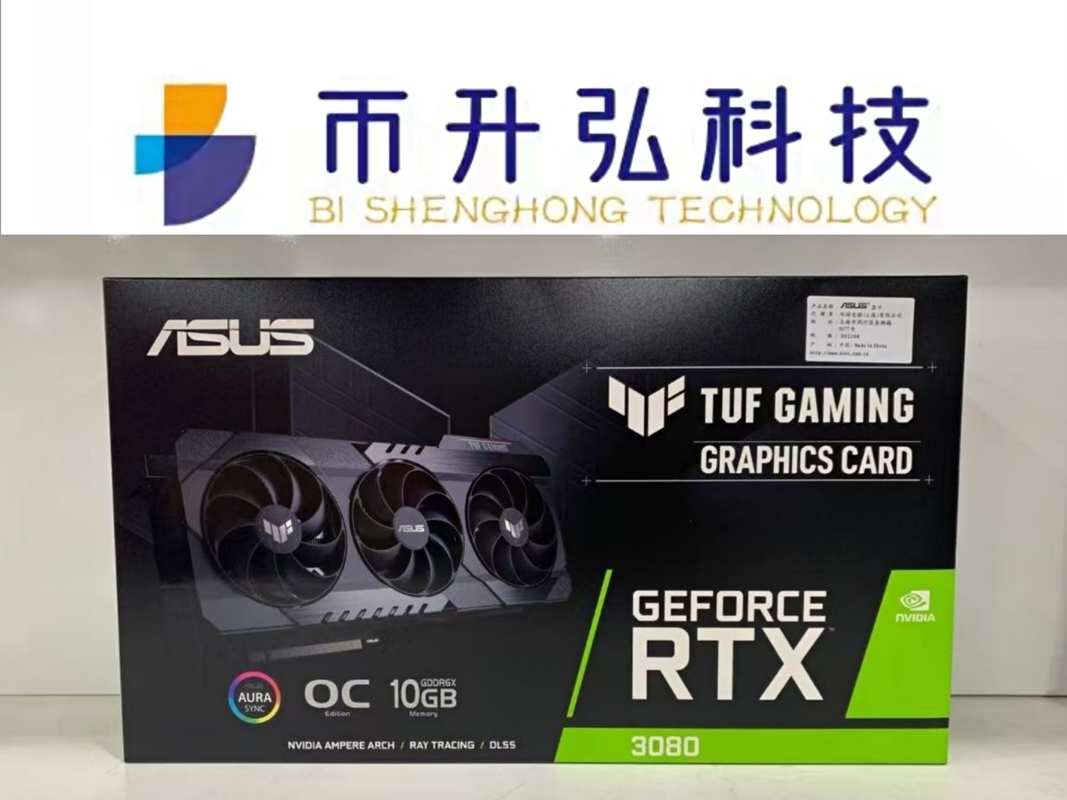 19000MHz ASUS RTX 3080 TUF 10G OC NINGÚN ARCO 7680*4320 del AMPERIO de LHR NVIDIA