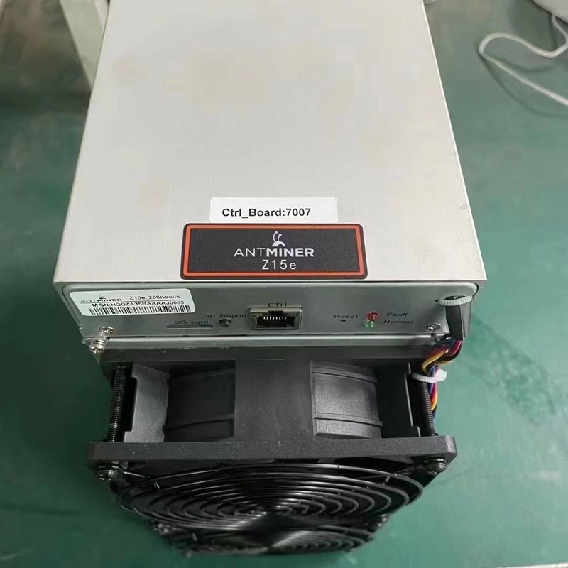 conexión de Ethernet RJ45 del minero 200 Ksol/S Antminer Z15e 228×134×279m m de 1510W ZEC